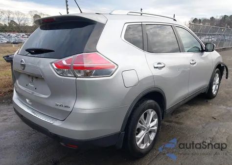 2015 Nissan Rogue Sv from USA, damaged, VIN KNMAT2MV0FP505159